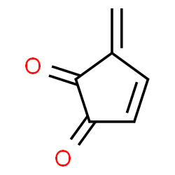 ChemSpider 2D Image | 5-Methylene-3-cyclopentene-1,2-dione | C6H4O2