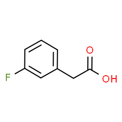 ChemSpider 2D Image | (3-Fluorophenyl)acetic acid | C8H7FO2