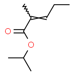 ChemSpider 2D Image | Isopropyl (2E)-2-methyl-2-pentenoate | C9H16O2