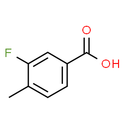 ChemSpider 2D Image | 3-Fluoro-4-methylbenzoic acid | C8H7FO2