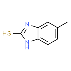 ChemSpider 2D Image | 5-Methyl-2-benzimidazolethiol | C8H8N2S