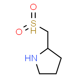 ChemSpider 2D Image | 2-[(dioxo-$l^{5}-sulfanyl)methyl]pyrrolidine | C5H10NO2S