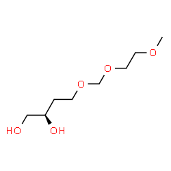 ChemSpider 2D Image | (2R)-4-[(2-Methoxyethoxy)methoxy]-1,2-butanediol | C8H18O5