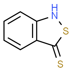 ChemSpider 2D Image | 2,1-Benzothiazole-3(1H)-thione | C7H5NS2