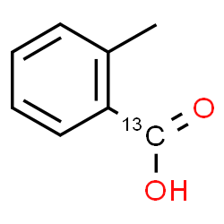 ChemSpider 2D Image | 2-Methyl(carboxy-~13~C)benzoic acid | C713CH8O2
