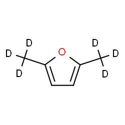ChemSpider 2D Image | 2,5-Bis[(~2~H_3_)methyl]furan | C6H2D6O