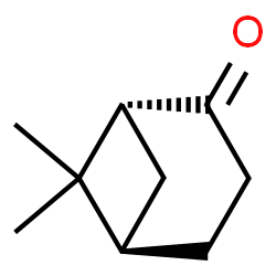 ChemSpider 2D Image | (1R,5R)-6,6-dimethylbicyclo[3.1.1]heptan-2-one | C9H14O