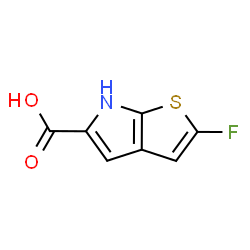 ChemSpider 2D Image | 2-Fluoro-6H-thieno[2,3-b]pyrrole-5-carboxylic acid | C7H4FNO2S