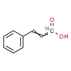 ChemSpider 2D Image | (2E)-3-Phenyl(1-~14~C)-2-propenoic acid | C814CH8O2