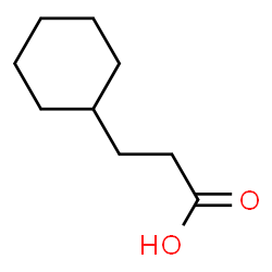 ChemSpider 2D Image | Cyclohexanepropionic acid | C9H16O2
