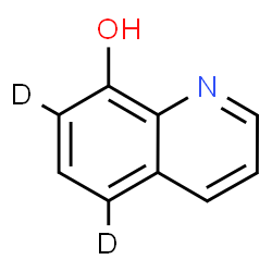 ChemSpider 2D Image | 8-Quinolin-5,7-d2-ol | C9H5D2NO