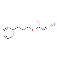 ChemSpider 2D Image | 3-Phenylpropyl diazoacetate | C11H12N2O2