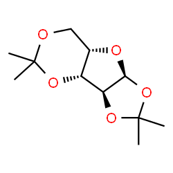 ChemSpider 2D Image | (3aS,3bR,7aS,8aS)-2,2,5,5-Tetramethyltetrahydro-3bH-[1,3]dioxolo[4,5]furo[3,2-d][1,3]dioxine | C11H18O5