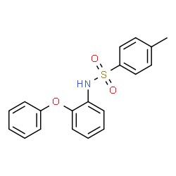 ChemSpider 2D Image | 4-Methyl-N-(2-phenoxyphenyl)benzenesulfonamide | C19H17NO3S