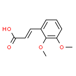 ChemSpider 2D Image | 2,3-Dimethoxycinnamic acid | C11H12O4