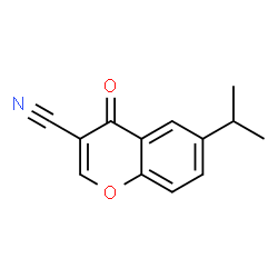 ChemSpider 2D Image | 3-Cyano-6-Isopropylchromone | C13H11NO2