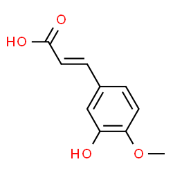 ChemSpider 2D Image | (E)-Isoferulic acid | C10H10O4