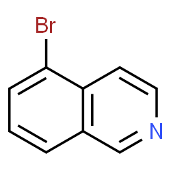 ChemSpider 2D Image | 5-Bromoisoquinoline | C9H6BrN