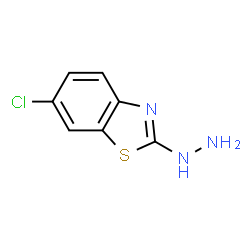 ChemSpider 2D Image | (6-Chloro-benzothiazol-2-yl)-hydrazine | C7H6ClN3S