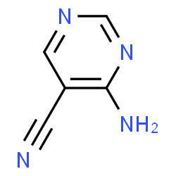 ChemSpider 2D Image | 4-Amino-5-cyanopyrimidine | C5H4N4