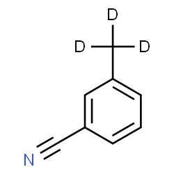 ChemSpider 2D Image | 3-(~2~H_3_)Methylbenzonitrile | C8H4D3N