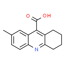 ChemSpider 2D Image | 7-Methyl-1,2,3,4-tetrahydro-9-acridinecarboxylic acid | C15H15NO2