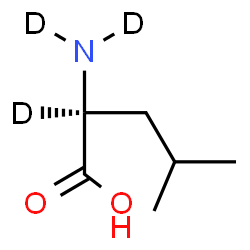 ChemSpider 2D Image | L-(N,N,2-~2~H_3_)Leucine | C6H10D3NO2