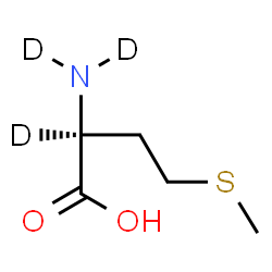 ChemSpider 2D Image | L-(N,N,2-~2~H_3_)Methionine | C5H8D3NO2S