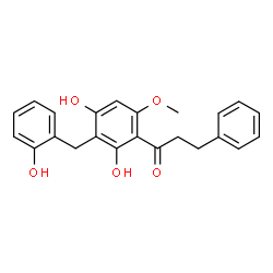 ChemSpider 2D Image | uvaretin | C23H22O5