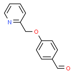 ChemSpider 2D Image | 4-(2-Pyridinylmethoxy)benzaldehyde | C13H11NO2
