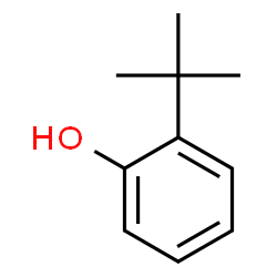 ChemSpider 2D Image | tert-butylphenol | C10H14O