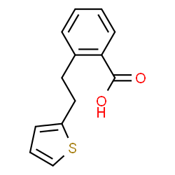ChemSpider 2D Image | 2-[2-(2-Thienyl)ethyl]benzoic acid | C13H12O2S