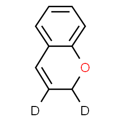 ChemSpider 2D Image | (2,3-~2~H_2_)-2H-Chromene | C9H6D2O