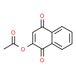 ChemSpider 2D Image | 2-Acetoxy-1,4-naphthoquinone | C12H8O4