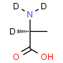 ChemSpider 2D Image | L-(N,N,2-~2~H_3_)Alanine | C3H4D3NO2