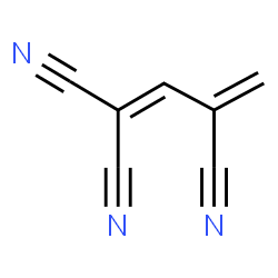 ChemSpider 2D Image | 1,3-Butadiene-1,1,3-tricarbonitrile | C7H3N3
