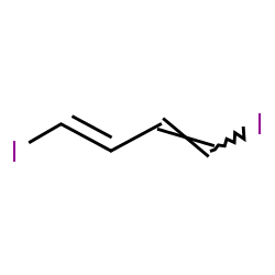 ChemSpider 2D Image | (1E,3E)-1,4-Diiodo-1,3-butadiene | C4H4I2