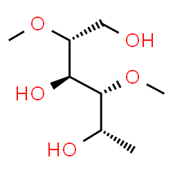ChemSpider 2D Image | 1-Deoxy-3,5-di-O-methyl-D-galactitol | C8H18O5