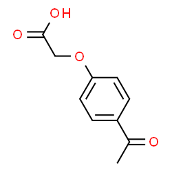 ChemSpider 2D Image | 4-acetylphenoxyacetic acid | C10H10O4