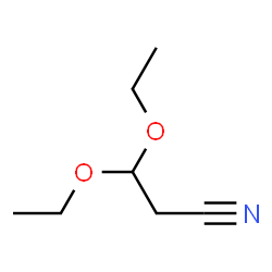 ChemSpider 2D Image | 3,3-Diethoxypropionitrile | C7H13NO2