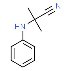 ChemSpider 2D Image | 2-Anilino-2-methylpropanenitrile | C10H12N2