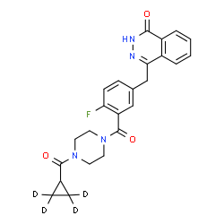 ChemSpider 2D Image | Olaparib-d4 | C24H19D4FN4O3