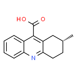 ChemSpider 2D Image | (2R)-2-Methyl-1,2,3,4-tetrahydro-9-acridinecarboxylic acid | C15H15NO2