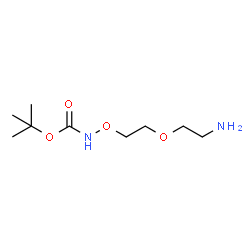 ChemSpider 2D Image | 2-Methyl-2-propanyl [2-(2-aminoethoxy)ethoxy]carbamate | C9H20N2O4