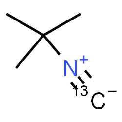 ChemSpider 2D Image | 2-(~13~C)Isocyano-2-methylpropane | C413CH9N