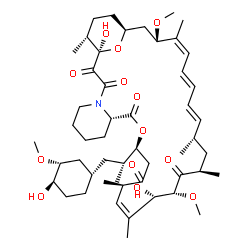ChemSpider 2D Image | (1R,9S,12S,15R,16Z,18S,19R,21R,23S,24E,26E,28Z,30S,32S,35R)-1,18-Dihydroxy-12-{(2R)-1-[(1S,3R,4R)-4-hydroxy-3-methoxycyclohexyl]-2-propanyl}-19,30-dimethoxy-15,17,21,23,29,35-hexamethyl-11,36-dioxa-4-
azatricyclo[30.3.1.0~4,9~]hexatriaconta-16,24,26,28-tetraene-2,3,10,14,20-pentone | C51H79NO13