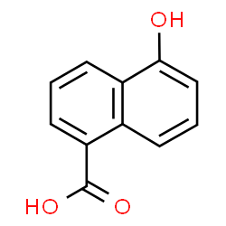 ChemSpider 2D Image | 5-Hydroxy-1-naphthoic acid | C11H8O3