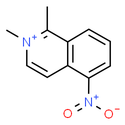 ChemSpider 2D Image | 1,2-Dimethyl-5-nitroisoquinolinium | C11H11N2O2