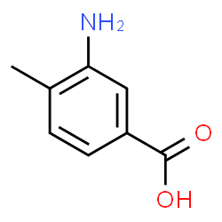 ChemSpider 2D Image | 3-Amino-p-toluic acid | C8H9NO2
