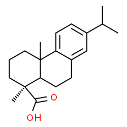 ChemSpider 2D Image | Abieta-8(14),9(11),12-trien-19-oic acid | C20H28O2